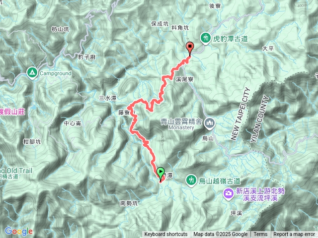 20250827雙溪-灣潭-大湖尾古道-溪尾寮古道-藤寮坑古道-藤寮坑福德祠-和平橋-壽山宮