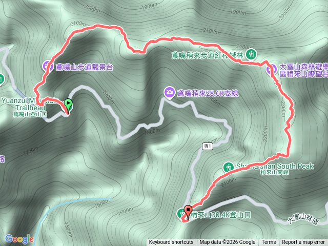 台中－臺灣百大必訪步道鳶嘴稍來山國家步道20260220140000預覽圖