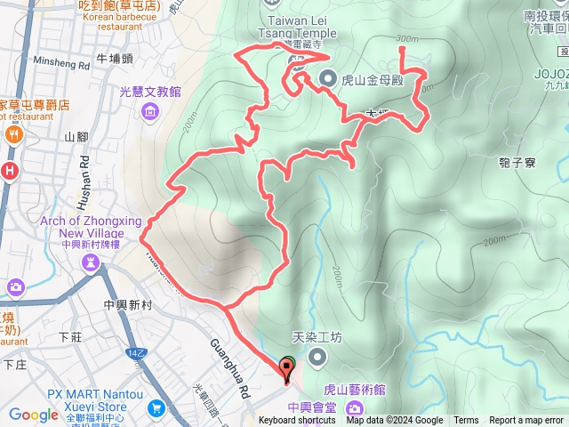 中興新村大虎山