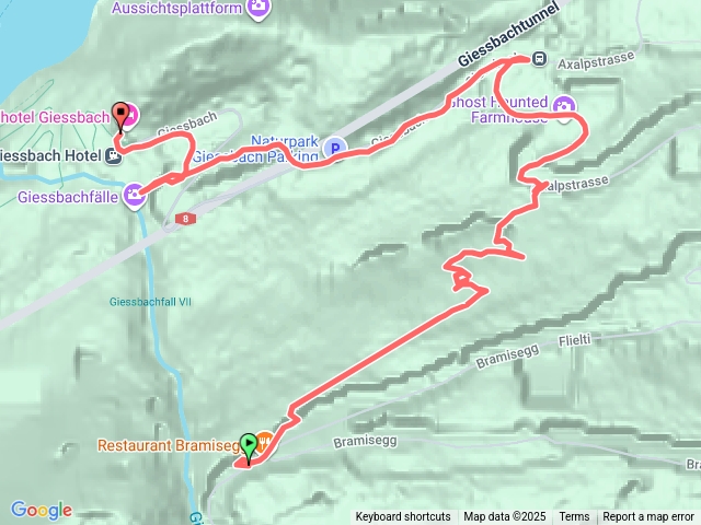 Brienz-Giessbachfälle小健行