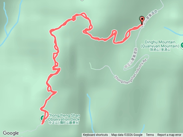 陽明山中正山步道預覽圖