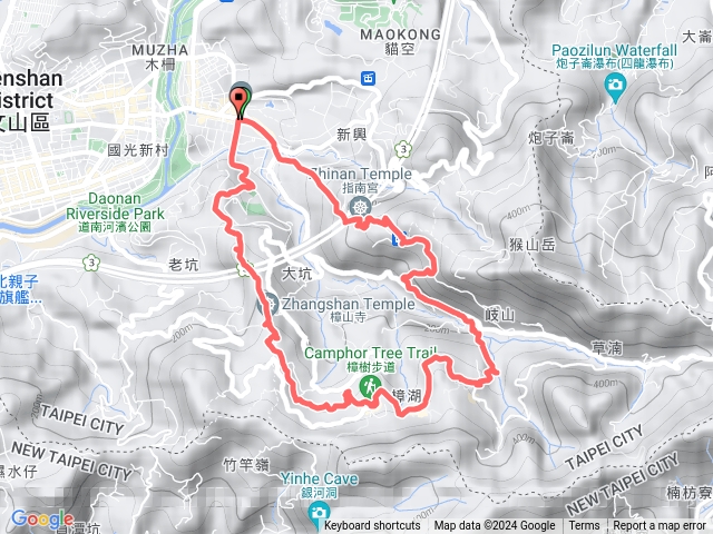 臺北大縱走第七段：世界山莊至飛龍步道政大後山Ｏ型 (獅球山/樟湖山/樟山)