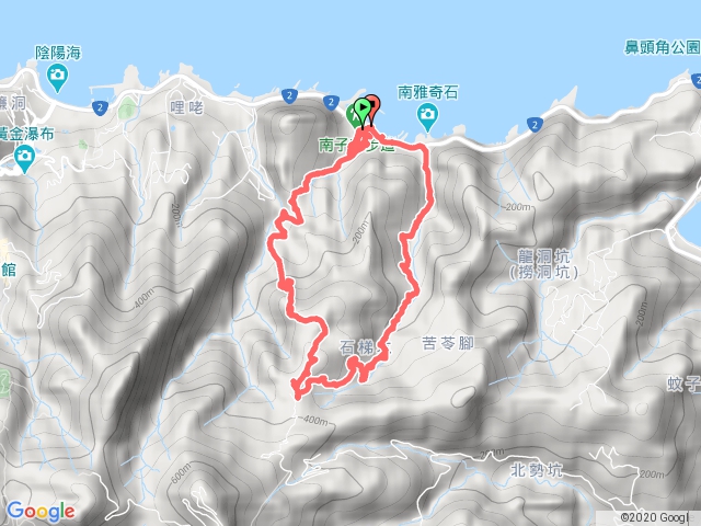 南雅登山口、半屏溪谷、保羅尖、雙鬼小壩尖、尖峯、仁愛橋登山口