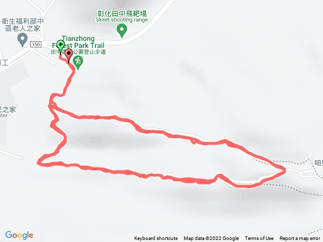 田中森林登山步道三圈訓練