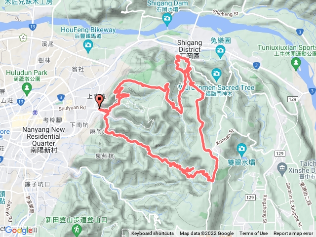 南坑上、七分坑、上坑、下坑、公老坪、水源路