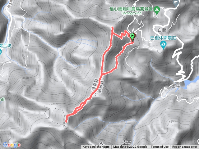 鳥嘴山、大窩山 O 行來回