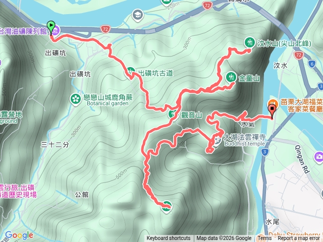 出磺坑上金童汶水玉女山，法雲寺下預覽圖