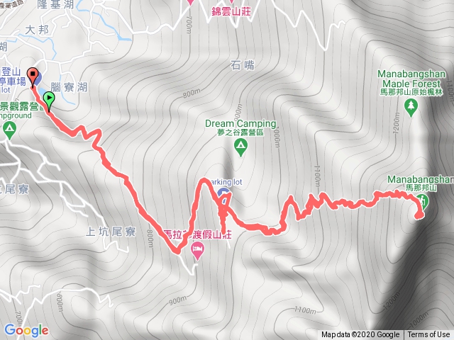 馬拉邦山+天然湖步道（第2停車場）