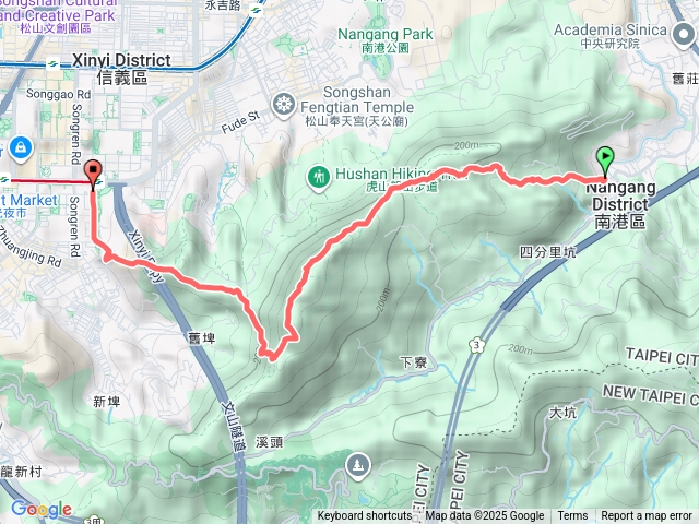 中華科技大學至捷運象山站預覽圖