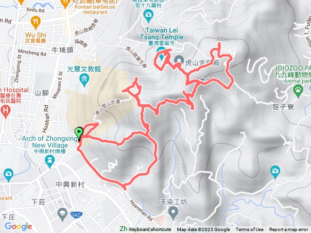 中興新村虎山登山步道、大虎山