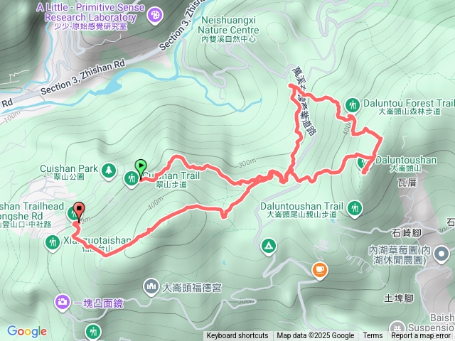翠山大崙頭尾環山步道預覽圖