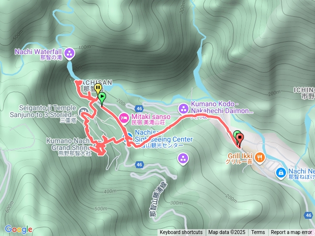 熊野古道：大門坂～那智大社～那智瀑布O繞
