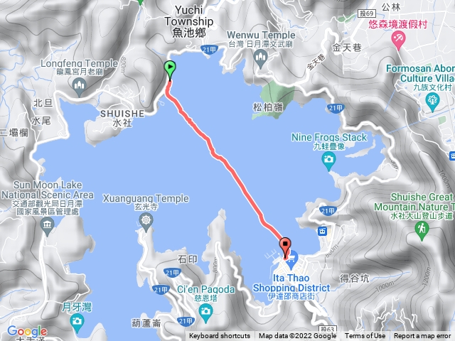 泳渡日月潭