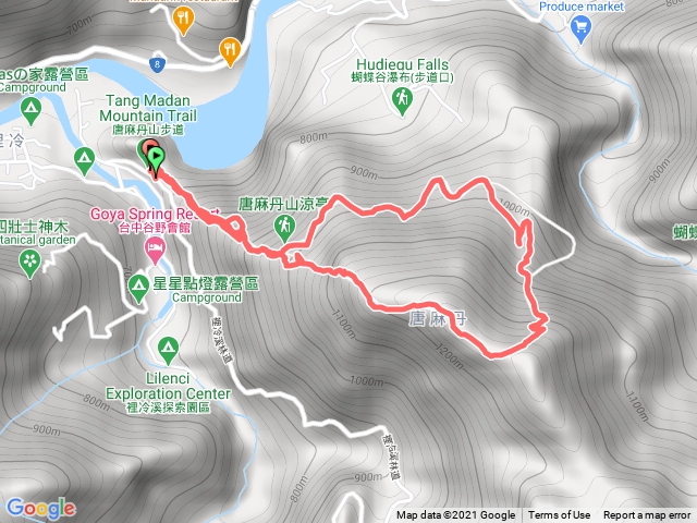 裡冷登山口，唐麻丹O形，逆時鐘先苦後甘