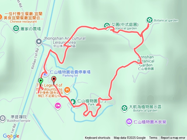 仁山植物園.仁山步道.觀景台看龜山島