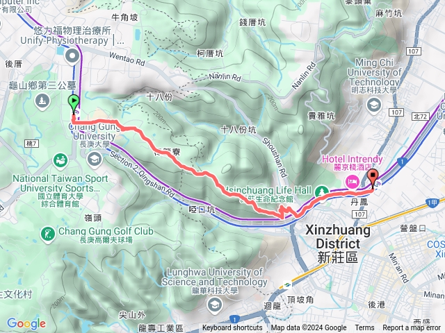 捷運體育大學站=>捷運泰山貴和站預覽圖