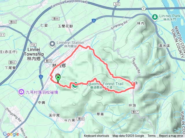 龍過脈森林步道0型走預覽圖