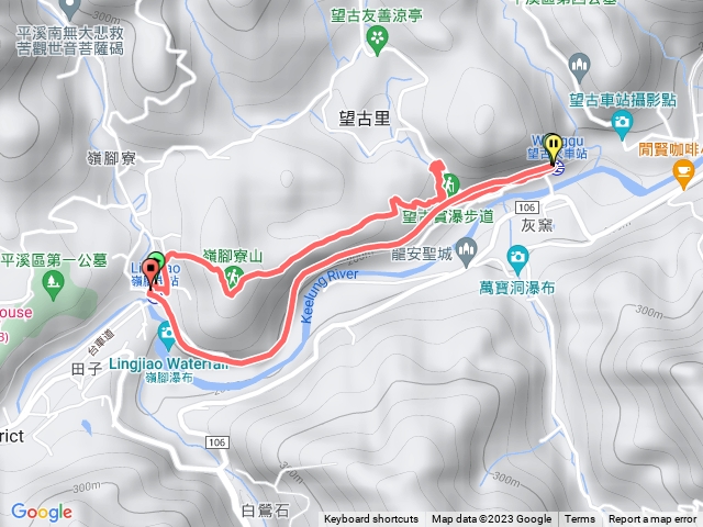嶺腳寮登山步道、望古瀑布