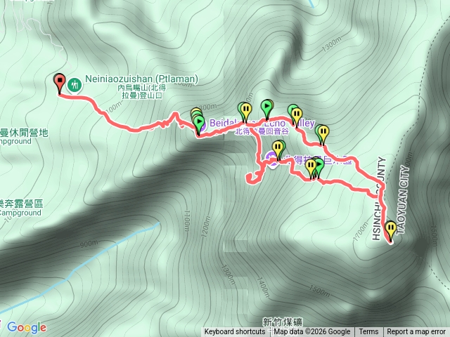 北得拉曼鳥嘴山