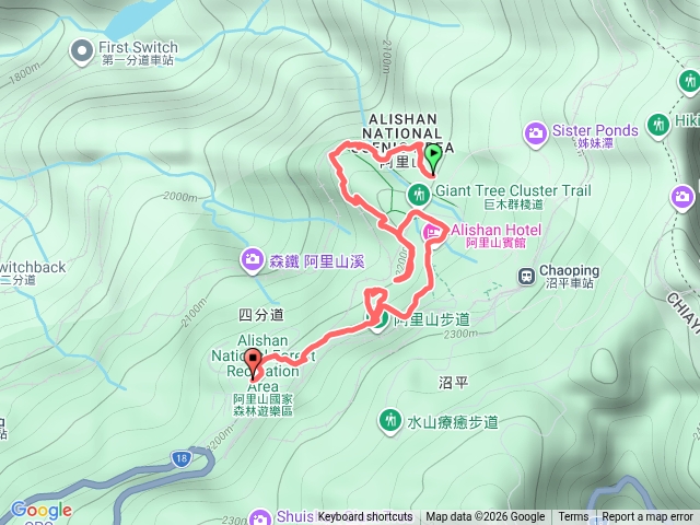 受鎮宮-神木車站-阿里山旅遊服務中心