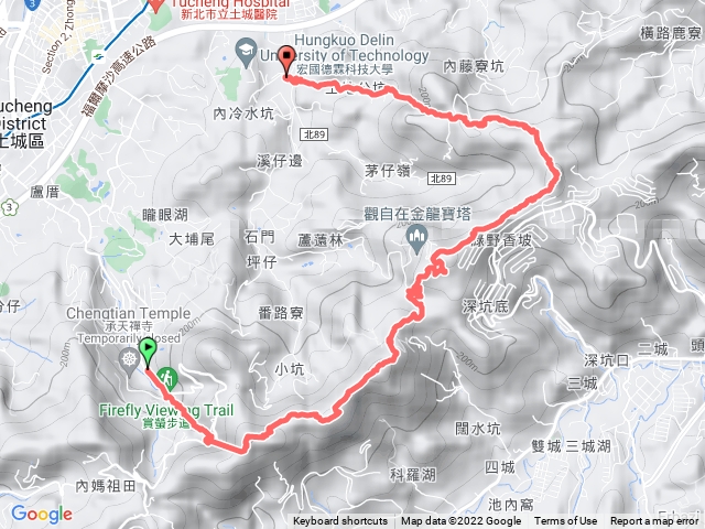 捷運永寧➡️天上山➡️五城山➡️大尖山➡️清化里