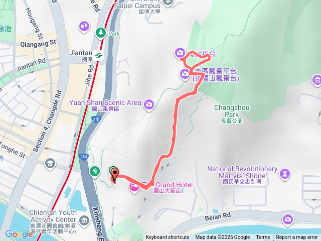 劍潭山小百岳三角點