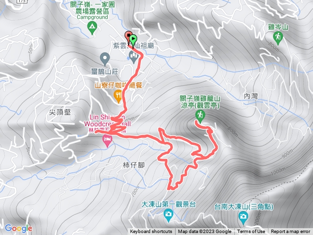 仙祖廟-雞籠山-下切接大凍山步道.小O繞