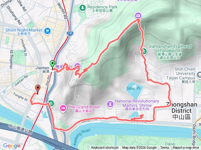 劍牛縱走（劍潭山＞貴族牛排）預覽圖