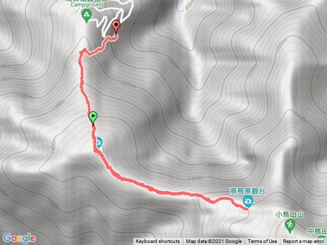 高島縱走之高台山觀景台