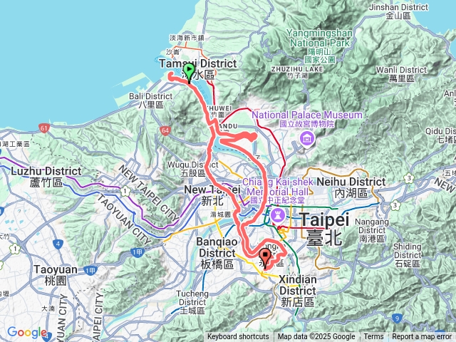 中和到八里挖子尾自然保留區