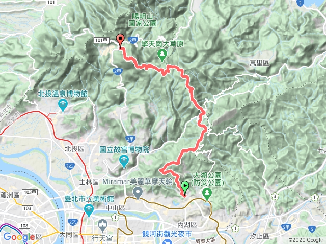 陽明山縱走 碧山巖 小油坑