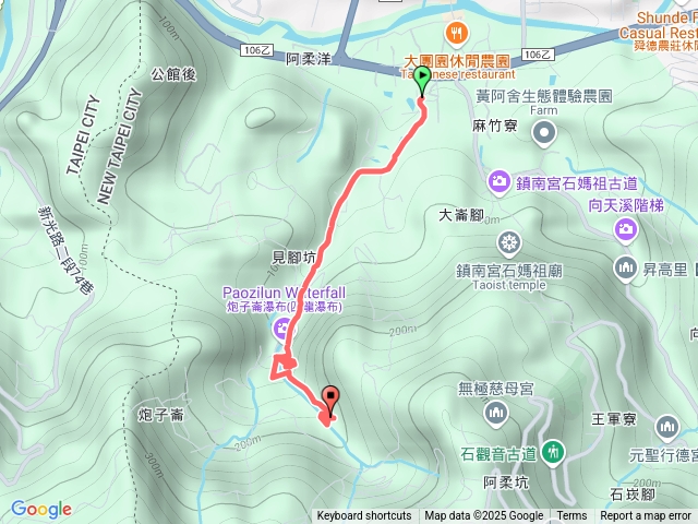 炮子崙瀑布