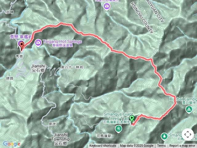 雪玉虎芝縱走預覽圖