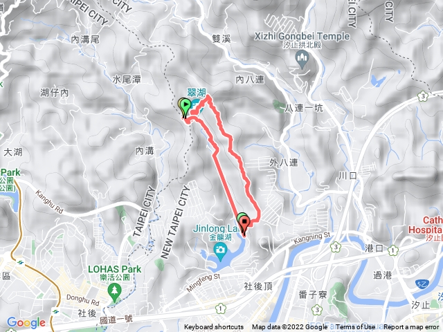 內溝山步道鷹石尖