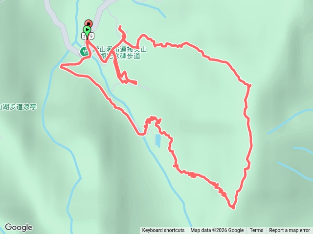 2026.08.30【新北石門】尖山湖養鱒場～觀音坑古道鞍部～土地公嶺山 O 型連走預覽圖