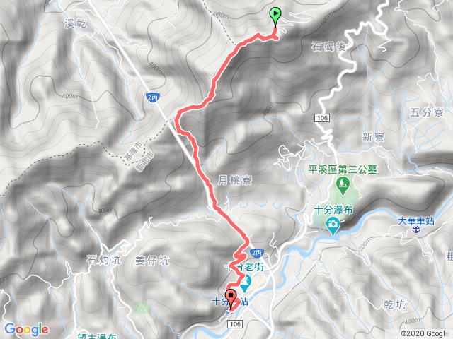 小百岳（010）五分山氣象站～十分火車站