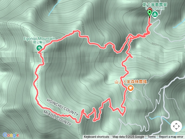 2023-08-13 新竹五峰斯卡嵐慕農場～鵝公髻山～山上人家～涼山～愛心、靜心瀑布O繞