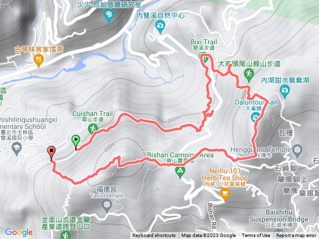 大崙頭尾山O型縱走
