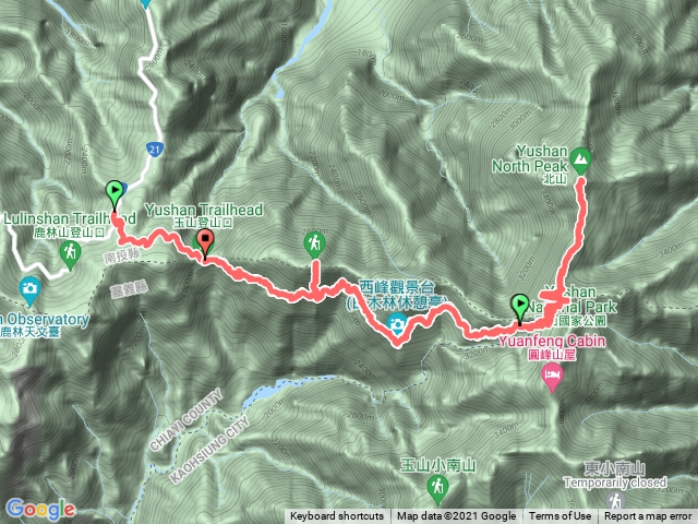 20211129國旗哥的玉山主峰+北峰+前峰一日完登紀錄