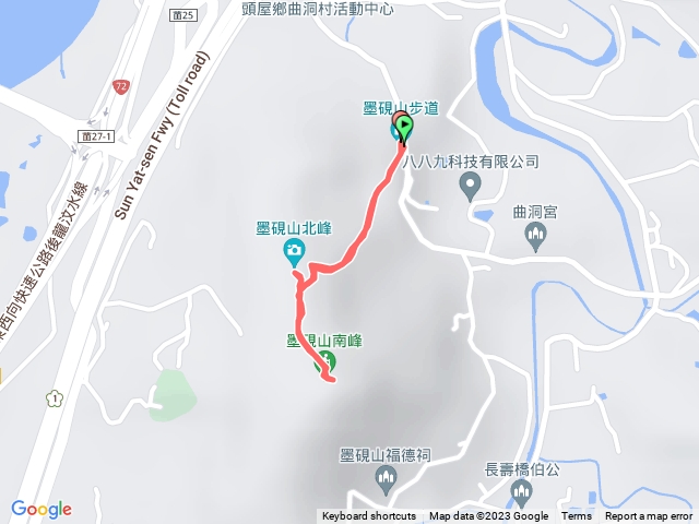 頭屋 墨硯山步道/墨硯山北峰 墨硯山南峰預覽圖