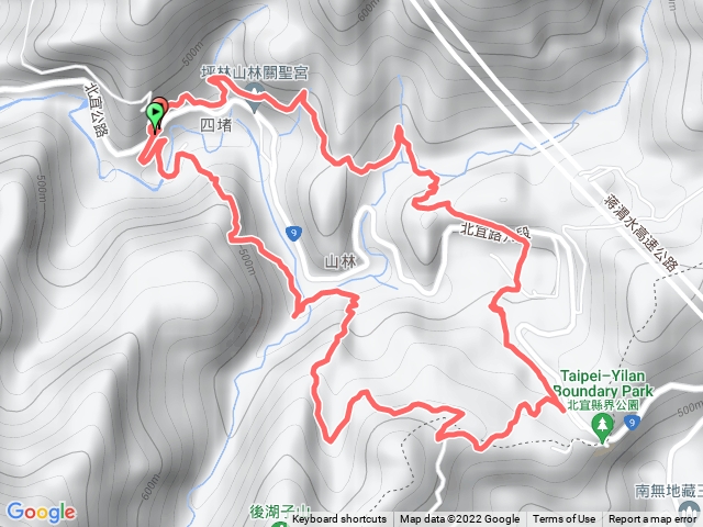 淡蘭古道南段+四堵古道南段+苗圃O型