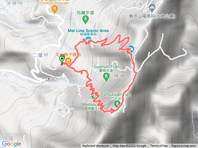 梅嶺梅峰、梅龍步道