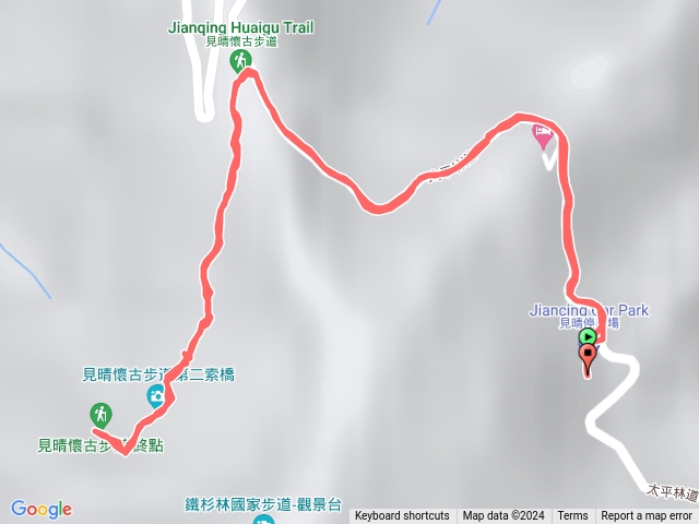 見晴停車場到懷古步道折返
