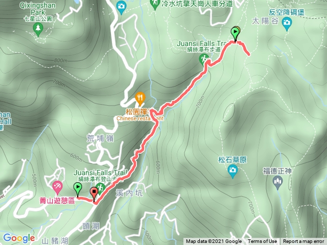 絹絲瀑布、擎天崗步道