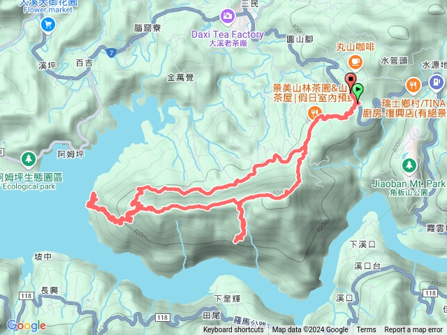 枕頭山O繞、枕頭山西南峰、薑母島來回