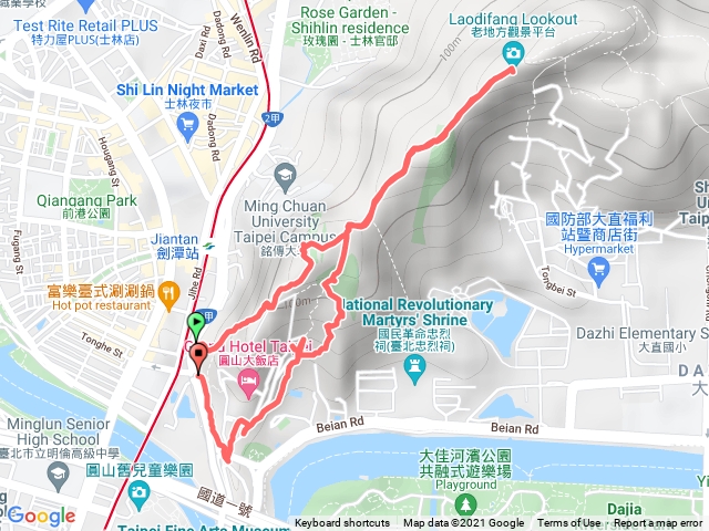 小百岳集起來劍潭山親山步道202112111944