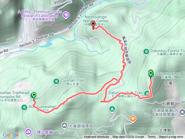 大崙尾山碧溪大崙頭山小溪頭藥用植物園預覽圖
