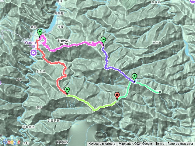 干卓萬群峰O型(逆走+三來稜山縱走螺婆間山)預覽圖