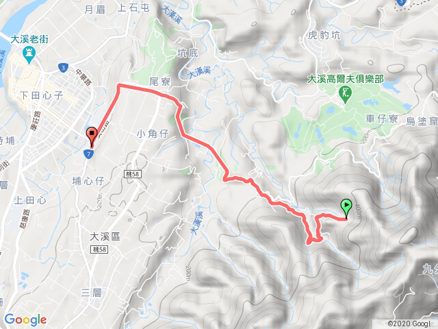 道路往金面山登山口