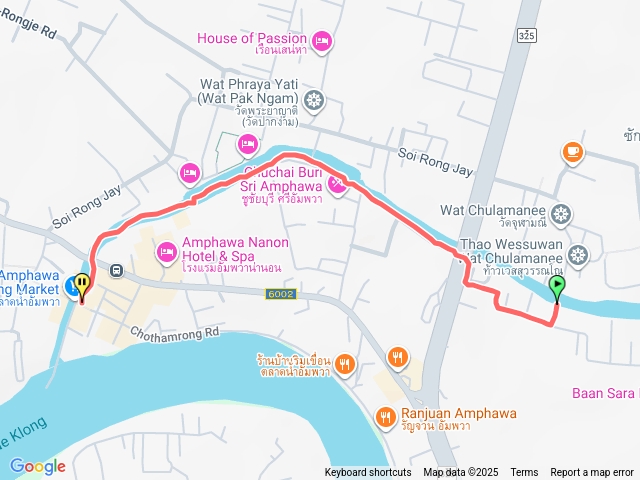 Amphawa的散步地圖預覽圖